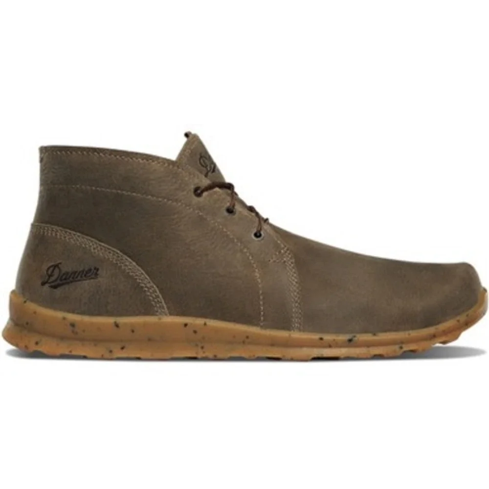 Danner Jack II Mens Leather Chukka Boots Brown Speckled Sole Ankle Boots